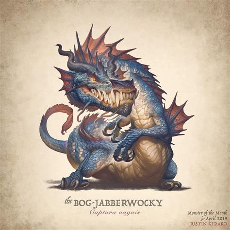 The Bog Jabberwocky⁣⠀ A Variation On The Legendary Monster From Lewis