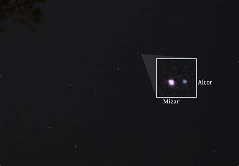 A Better Shot Of Mizar And Alcor Stellar Neophyte Astronomy Blog
