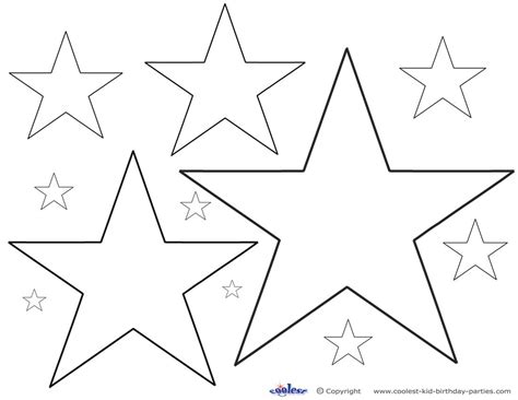 Stern Vorlage Ausschneiden Star Coloring Pages, Free Printable Coloring