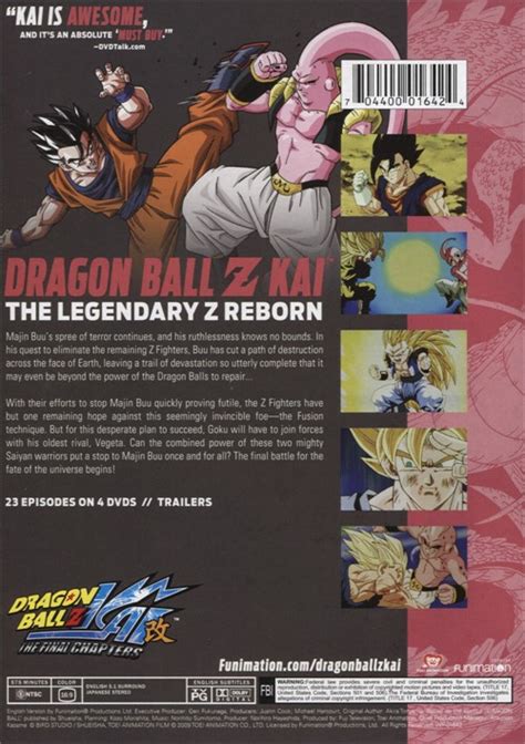 1.9 30th anniversary collector's edition. Dragon Ball Z Kai: Final Chapters Part Three (DVD 2017 ...