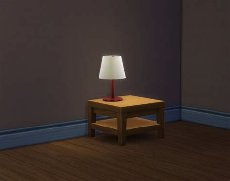 Mod The Sims Lunatech Table Lamp By Plasticbox Sims 4