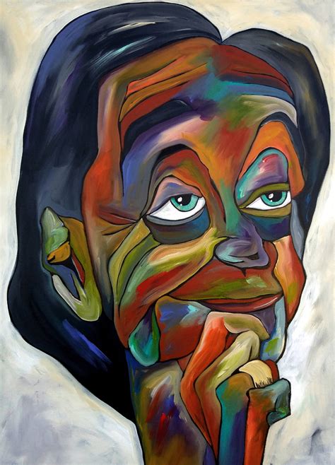 Abstract canvas print Original Modern pop Art Contemporary painting by