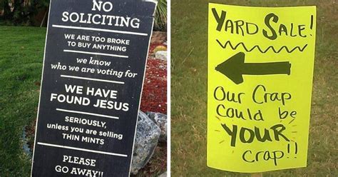 24 Of The Most Hilarious Yard Signs Ever Written
