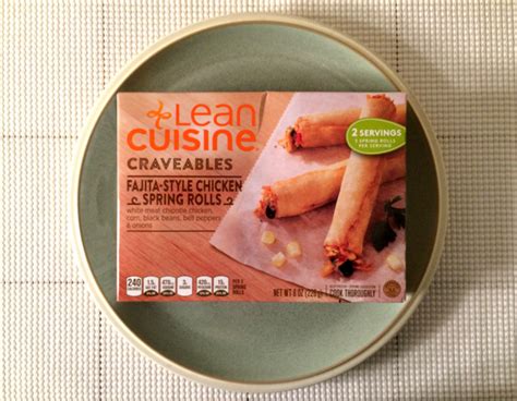 Lean Cuisine Fajita Style Chicken Spring Rolls Review Freezer Meal Frenzy