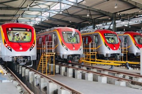 Punjab Cm Inaugurates Much Awaited Orange Line Metro Train Project