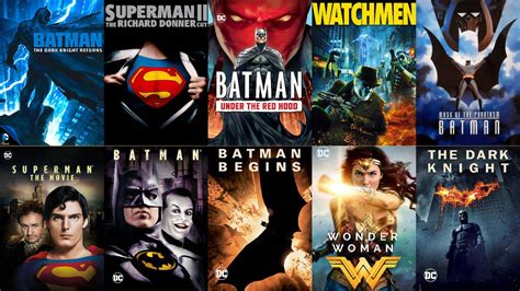 Top 10 Greatest Dc Movies Of All Time By Herocollector16 On Deviantart