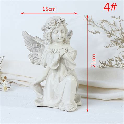 Mmico Praying Cherub Statue Angel Statue Figurine Home Garden Decor