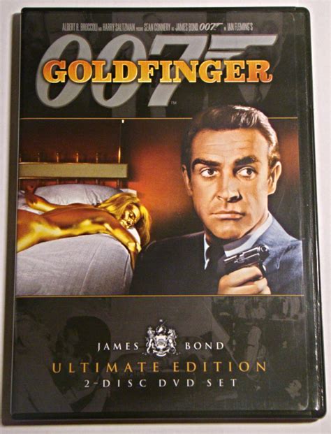 GOLDFINGER JAMES BOND Ultimate Edition Disc DVD Set DVDs Blu Ray Discs