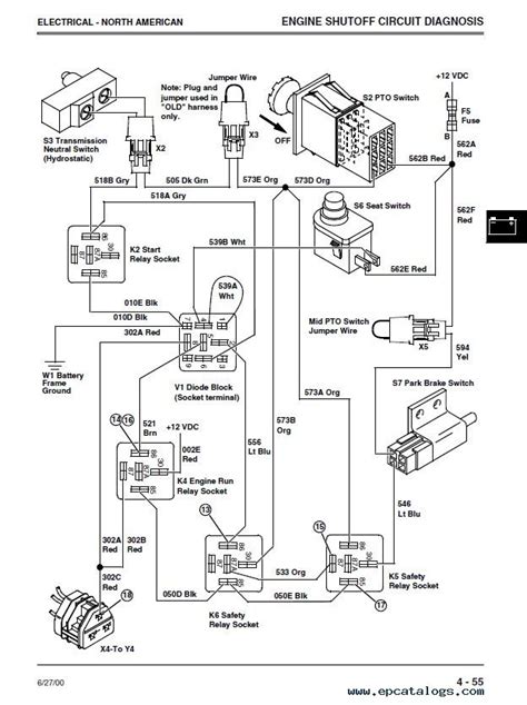 Electric Wiring Diagram John Deere L130 Deere Z225 Fixya Sele Eztrak