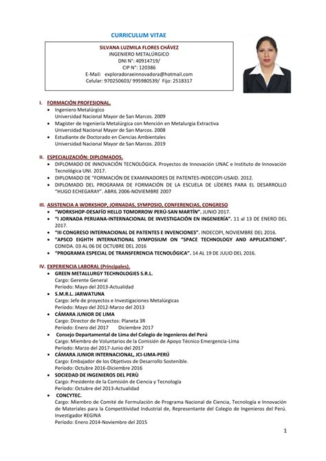 Meaning of curriculum vitae in english. (PDF) CURRICULUM VITAE