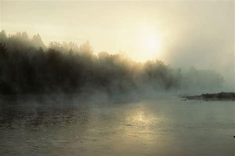 Mist Over Lake In Morning Free Photo Download Freeimages