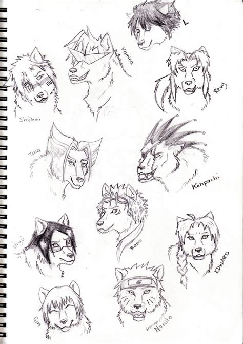 Anime Wolves By Inarium On Deviantart