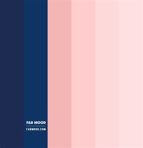 Color Combo 31 Navy Color Palette Color Palette Pink Color Schemes