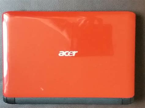 Acer Red Netbook With Starter Windows 7 And 250 Gb Hdd Used Ebay