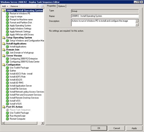 Venu Singireddy S Blog Sample Sccm Task Sequence For Windows Server R Deploy