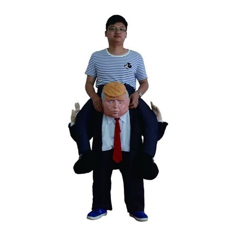 Funny Donald Trump Rider Costume 2017 Newest Inflatable Costumes For Adults Women Men Halloween