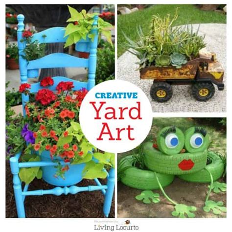 26 Diy Yard Art Crafts Home Decor Garden Ideas