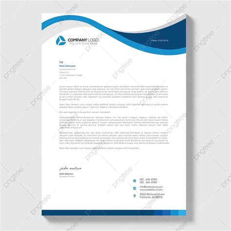 Business Style Letterhead Design Template Download On Pngtree