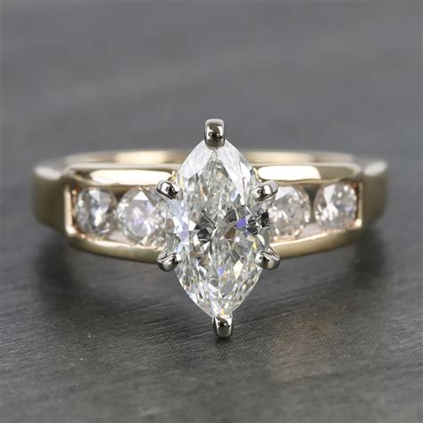 Many people believe that custom designing your own ring is expensive and time prohibitive, but that is simply not the case. Antique 1 Carat Custom Marquise Diamond Engagement Ring
