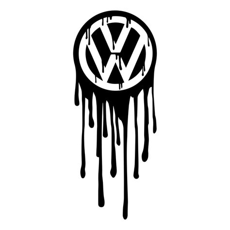 vw logo bloody - Vis alle - FolieGejl.dk