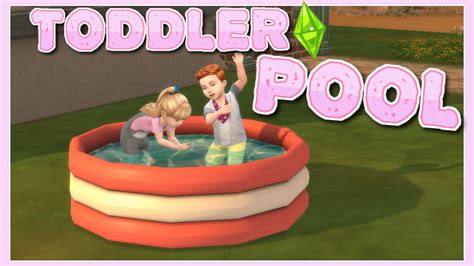 The Sims 4 Toddler Pool Mod Review Functional Custom Content Youtube