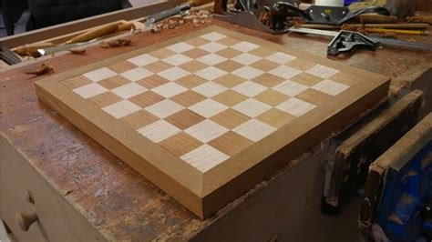 Chess Table Plans Woodworking How I Made Two Regulation Size End