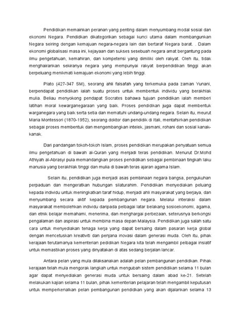 Meringankan kos sara hidup rakyat. Bagaimanakah Transformasi Keguruan Sebagai Profesion ...