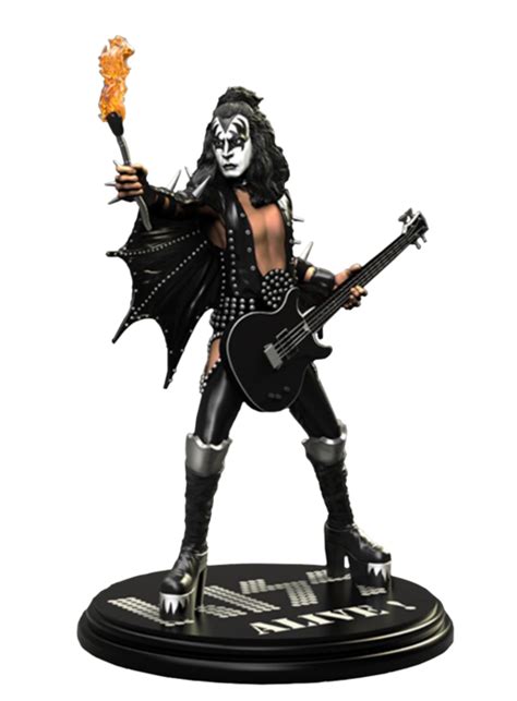 kiss gene simmons alive rock iconz 1 9th scale statue by knucklebonz popcultcha