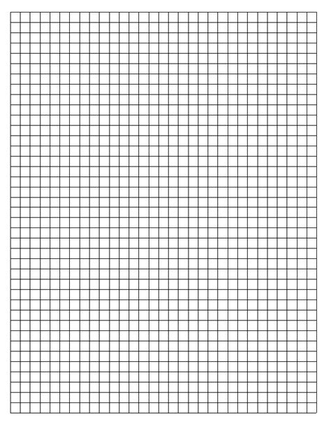 Printable Graph Paper Full Sheet