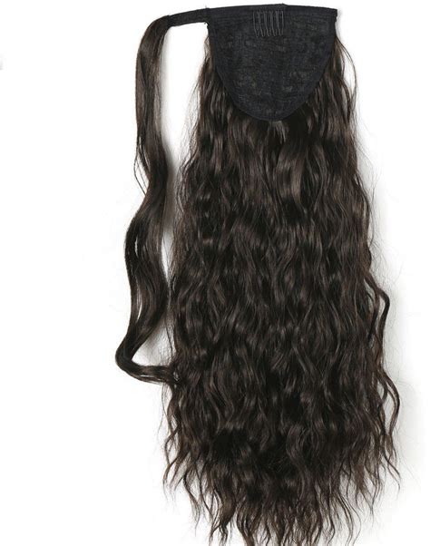 Brazilian Loose Curly Ponytail For Black Women Natural Coarse Remy Hair