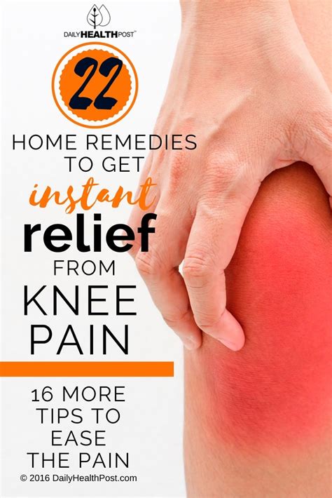 22 Home Remedies To Get Instant Relief From Knee Pain مجله پزشکی