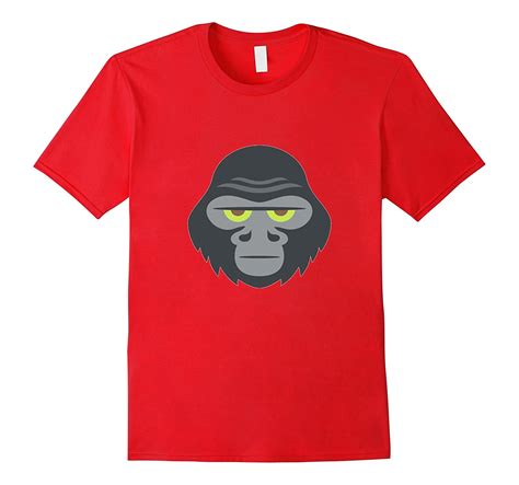 Gorilla Monkey T Shirt Zoo Animal Face Ape Human Anz Anztshirt