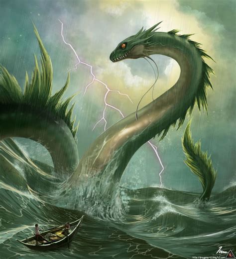 Sea Serpent By Iwao On Deviantart Sea Monster