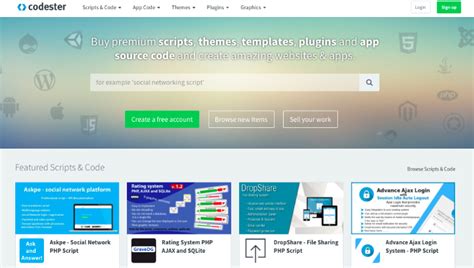 Codester Lets You Buy and Sell Ready-to-use Web Development Assets