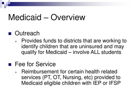 Ppt Medicaid School Based Services Update Powerpoint Presentation