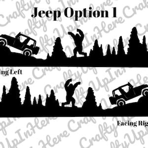 Windshield Decal for Jeep Easter Egg Vinyl Decal With Sasquatch - Etsy