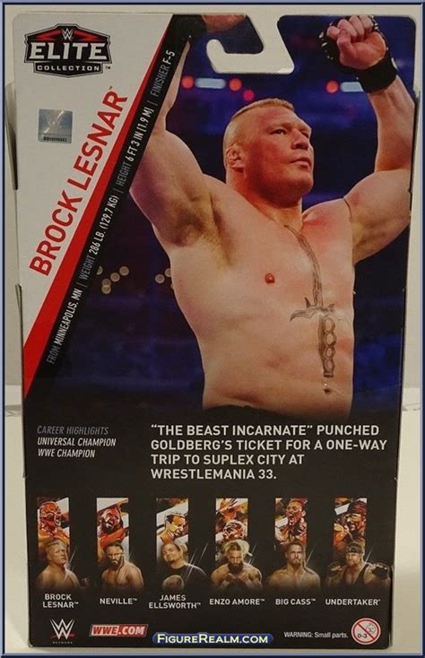 Brock Lesnar Wwe Elite Collection Series 55 Mattel Action Figure