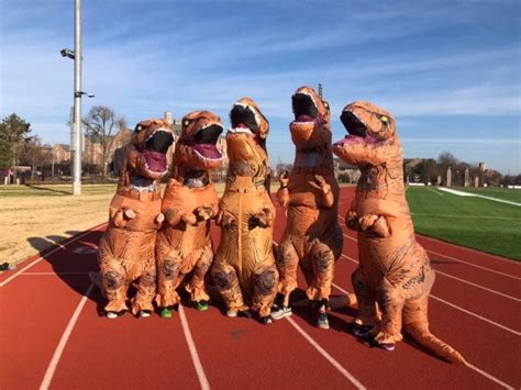 Wu Dinosaur Race Students Go Jurassic On Francis Field Student Life