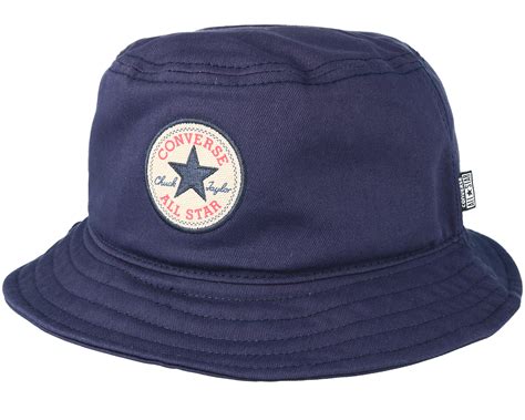 They now sit comfortably alongside the label's sneaker collections and designer collaborations, all of which place a contemporary spin on converse's trademark style. Navy Bucket - Converse hats | Hatstore.co.uk