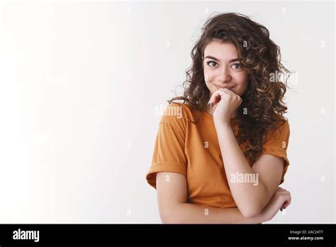 Young Attractive Creative Amrnenian Woman Smug Giggling Devious Have