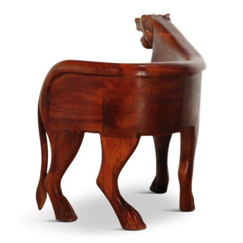 Danish teak credenza,johannes andersen for uldum mobelfabrik,very nice original. Figural Full Body Carved Teak Wood Lioness Club Chairs ...