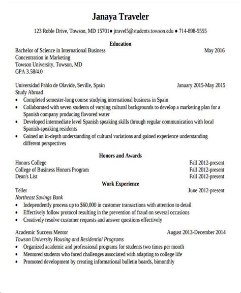 Sample resume for an art internship. Resume Sample Work Abroad - Best Resume Examples