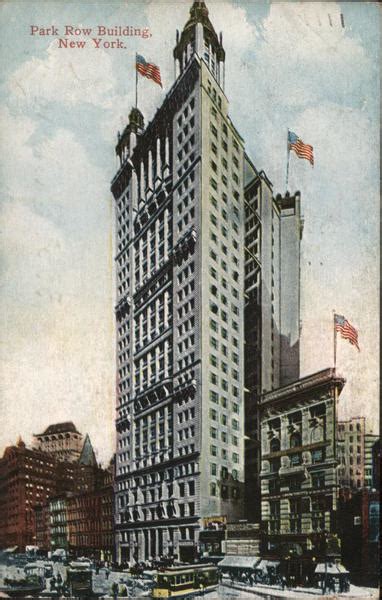 Park Row Building New York Ny Postcard