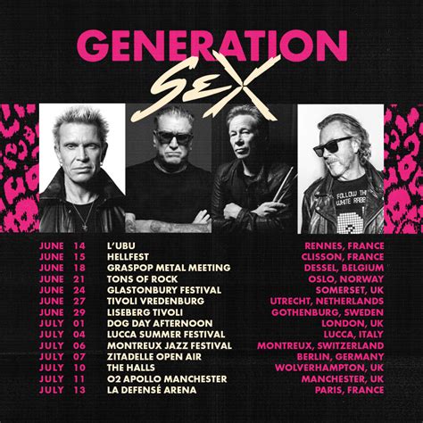 Generation Sex Its Gonna Be A Hell Of A Summer Tickets Facebook