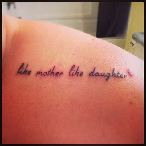 Mother Tattoo That I Just Got I Love My Mom Mother