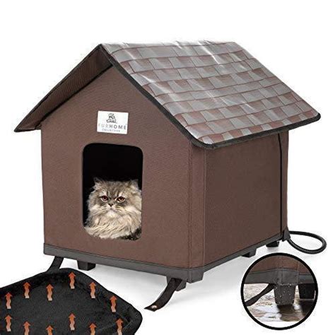 Heated Cat Houses For Indoor And Outdoor Cats Elevated Waterproof
