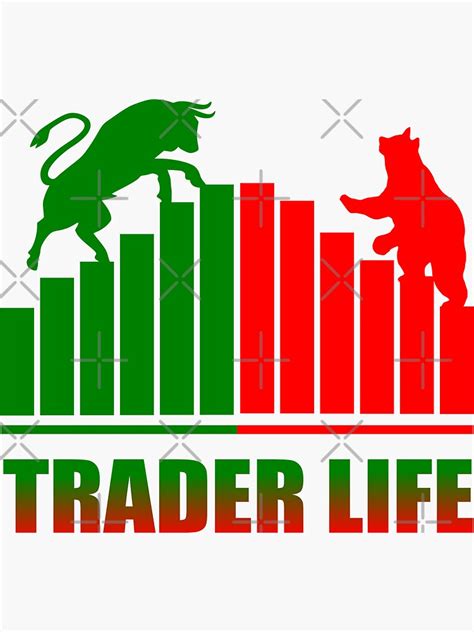 Stock Market Day Trader Investor Sticker For Sale By Topstoxx Redbubble