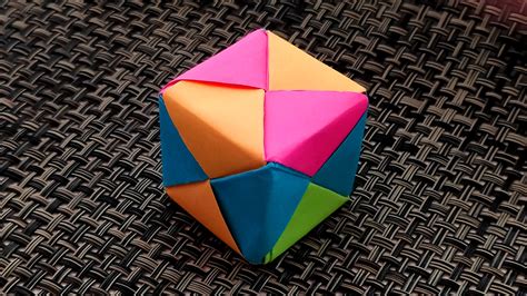 Origami Cube Easy Origami Cube Origami Easy Origami Cube Origami