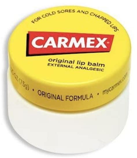 carmex classic lip balm original 7 5 g approved food