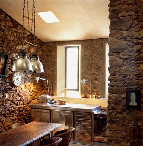 43 Kitchen Design Ideas With Stone Walls Decoholic